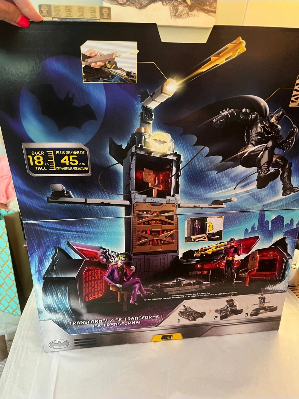 NWT! DC Ultimate Transforming Batmobile – Black and Yellow